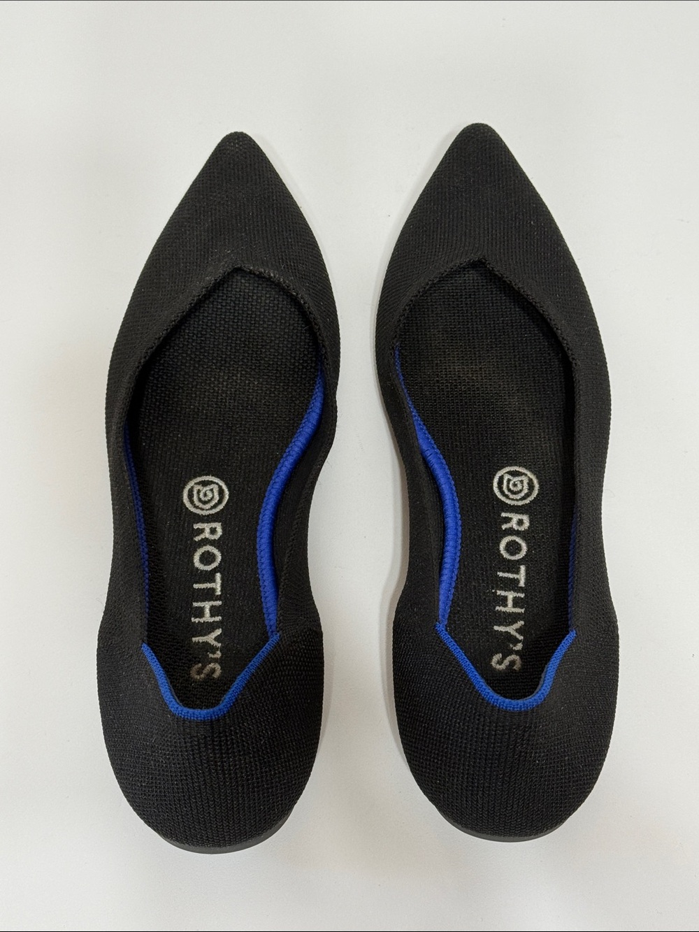 Rothy’s Black Pointed Flats